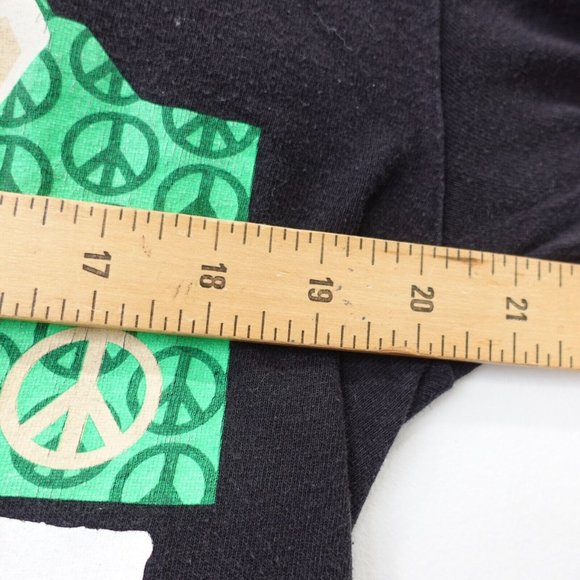 Delta T Shirt Adult Medium Black Cotton Barack Obama One Love Concrete Roots Y2K - Picture 2 of 8